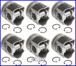 040 Mahle Set 6 Pistons fits 2004.5-2009 Dodge Cummins 5.9L Diesel VIN C 24V