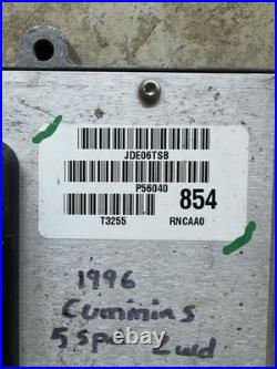 1996 Dodge Ram 2500/3500 5.9L 12V Cummins Diesel Engine Module ECU PCM p56040854