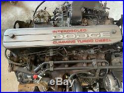 1997 Dodge 5.9 Cummins 12 Valve P-pump Diesel Engine 128k Miles Newer Top End