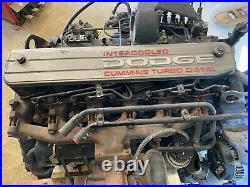 1997 Dodge Ram 5.9 12 Valve Cummins Diesel Engine P-pump 136k Miles Exc Runner