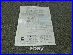 1998-2000 Cummins N14 Celect Diesel Engine Electrical Wiring Diagram Manual 1999