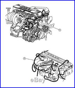 1998 98 DODGE RAM Diesel Cummins 12V 12 VALVE ENGINE HARNESS 47RE Automatic 241