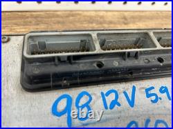 1998 Dodge Ram 5.9L 12 Valve Cummins Diesel Engine AT PCM ECM P56040034AC Auto