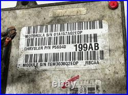 1999 Dodge Ram 5.9l Cummins Diesel Firewall Engine Computer Module P56040199ac