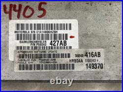 2002 Dodge Ram 2500 5.9l Cummins Diesel 56040416ab Engine Computer Ecm Pcm Ecu