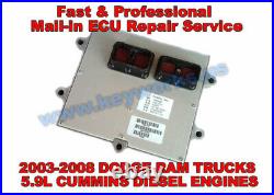 2003-2008 Dodge Ram Trucks 5.9l Diesel Cummins Engine Ecu, Ecm, Pcm Repair Service