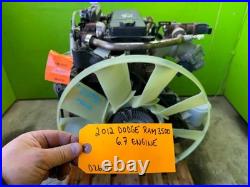 2012 Dodge Ram 2500 3500 6.7 Cummins Turbo Diesel Engine Motor 10 11 12