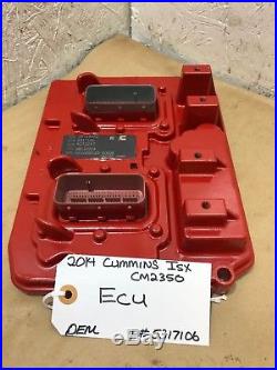 2014 Cummins Isx15 Diesel Engine Computer Module Ecm Cm2350 Ecu 5317106 Oem
