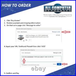 2014 Dodge 2500 6.7L RAM Diesel Cummins ECM ECU PCM Engine Computer 5317110