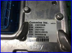 2016 Dodge Ram 2500 6.7l Cummins Diesel Engine Control Module Ecu Ecm 4358811