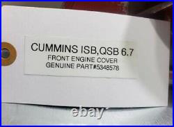 2019 Cummins ISB 6.7 DIESEL ENGINE FRONT COVER 5348578 OEM