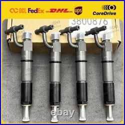 4PCS Fuel Injector Assembly Compati 3800876 Cummins B3.3 QSB3.3 Diesel Engine