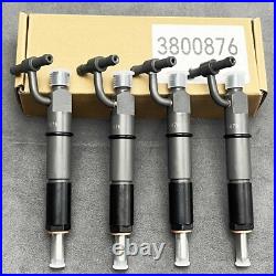 4PCS Fuel Injector Assembly for 3800876 Cummins B3.3 QSB3.3 Diesel Engine