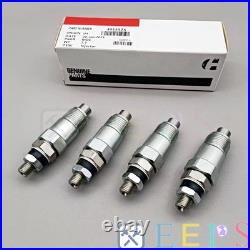 4Pcs Fuel Injector 4955575 For Cummins B3.3 Diesel Engine Injector MEW