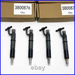 4X New Fuel Injector Assembly 3800876 for Cummins B3.3 QSB3.3 Diesel Engine