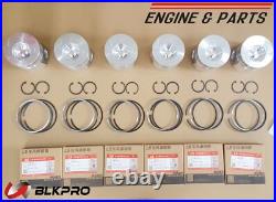 4 Piston & Ring Set Oversize 0.5mm. 020 For 4BT 3.9L ISB 3802564 Cummins Case