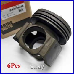 6Pcs Engine Piston For Dodge Cummins Diesel Engine ISZ QSZ 4365930