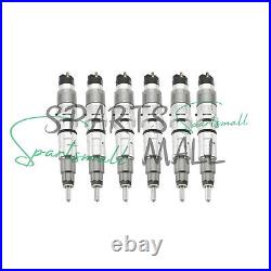 6X Fuel Injector 0445120455 5367161 For Cummins Diesel Engine QSB4.5 QSB6.7