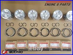 6 ENGINE PISTON & Ring Set 0.5mm 0.02' Oversize For Dodge 6.7L Cummins 07-17