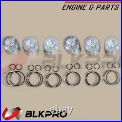 6 Piston and Piston Ring Kit Set STD For 5.9L Cummins ISBe 3800781 3804971 4B
