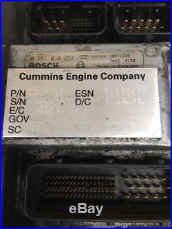 Bosch Cummins 4bt Diesel Engine Computer Ecu 4898112 # 1121
