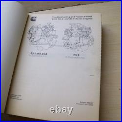 CUMMINS B3.9 B4.5 B5.9 SERIES Diesel Engine Repair Shop Service Manual guide