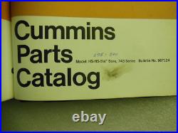 Complete CUMMINS DIESEL ENGINE PARTS MANUAL total of 13 Manuals with Folder