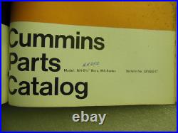 Complete CUMMINS DIESEL ENGINE PARTS MANUAL total of 13 Manuals with Folder