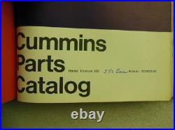 Complete CUMMINS DIESEL ENGINE PARTS MANUAL total of 13 Manuals with Folder
