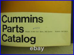 Complete CUMMINS DIESEL ENGINE PARTS MANUAL total of 13 Manuals with Folder