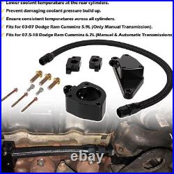 Coolant Bypass Kit for Cummins Diesel Engines 2007-2018 Dodge Ram 5.9L 6.7L