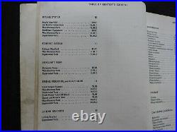 Cummins 352 375 V6 470 504 555 V8 Diesel Engine Parts Manual Catalog Very Good