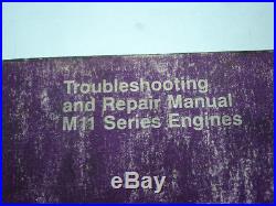 Cummins Diesel TROUBLESHOOTING & REPAIR MANUAL M11 Series Engines Service Repair
