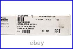 Cummins Engine Block Heater & Cord Kit Fits 1998-2026 Dodge Ram 5.9L 6.7L Diesel