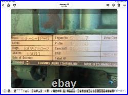 Cummins HRF-6 ANTIQUE ENGINE WITH ONAN GENERATOR