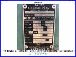 Cummins HRF-6 ANTIQUE ENGINE WITH ONAN GENERATOR