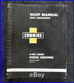 Cummins H Hs Hr Hrc Hrf Hrs Nt Nto Nhe Nrt Nft Diesel Engine Shop Repair Manual