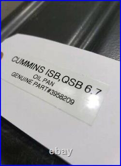Cummins ISB 6.7 Diesel Engine Oil Pan 3958209 OEM Genuine
