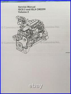 Cummins ISC-8.3 ISL9 Diesel Engine Service Repair Manual 8.3L 9L Vol. 2 Book Shop
