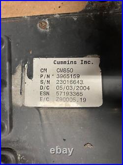 Cummins ISM Diesel Engine ECM/ ECU/ Engine Computer Module, P/N 3965159, CM850