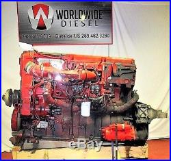 Cummins ISX EGR Diesel Engine Take-Out, 450 HP, Turns 360, Good for Rebuild Only