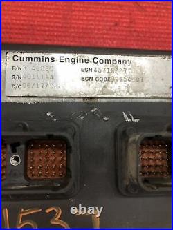 Cummins Isb Diesel Engine Computer Ecu 3942860 # 1537