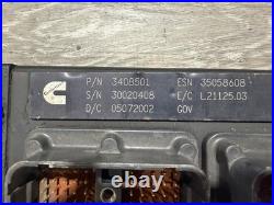 Cummins Ism Ecm Ecu Diesel Engine Computer Module Part# 3408501 Cpl2607 Cm570