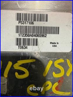 Cummins Isx15 Cpl 3937 Ecm Ecu Diesel Engine Computer Part# 5317106 Cm2350 450hp