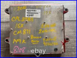 Cummins Isx Ecm, Ecu, Diesel Engine Computer Module Egr Part#3684275 Cpl2733
