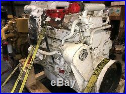 Cummins Kta19 Marine Diesel 500 HP Running Engine 11,000 Hrs Since Overhaul