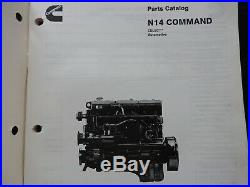 Cummins N14 Celect Command Series Diesel Truck Engine Parts Manual Catalog Nice