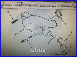 Cummins N14 diesel engine 3411371 thermostat housing OEM