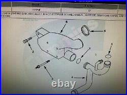 Cummins N14 diesel engine 3411371 thermostat housing OEM