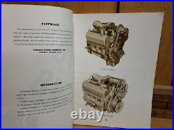 Cummins V6-200 VIM & V8-260 VINE Diesel Engine Shop & Operation Manuals 1963 64